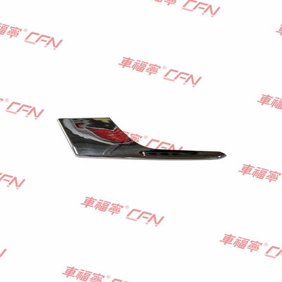 Tesla Model X 2015-2021 Sol Ön Yukarı Chrome Sis Işığı Kalıplandırma 1049611-00-F OEM ABS Plastik