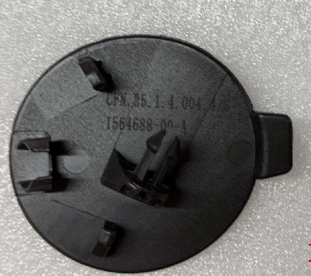 Tesla Model S Ön Tampon Çekme Kancası Kapağı 2021-2023 Siyah Plastik