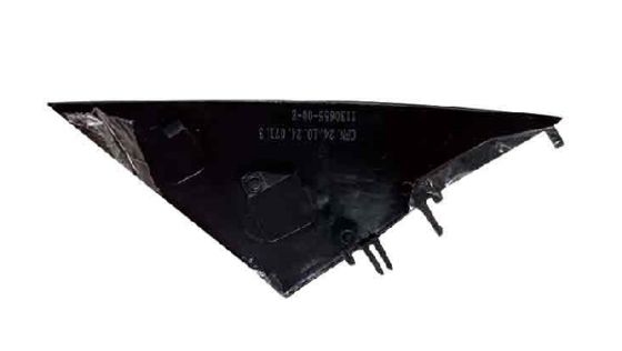 Sol Pencere A-Sütun Kapak 2017-2023 Tesla Model 3 Siyah ABS Plastik