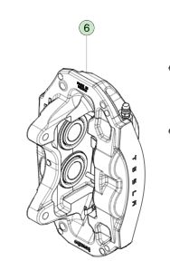 Tesla Model 3 Sol Ön Fren Kaliperi 8008202-00-A 2017-2023