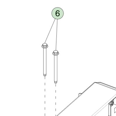 M10x130 Çelik HF Bolt Tesla Model 3/Y 2017-2023 1446114-00-B için