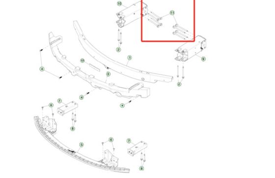 M10-1.5X157 HF Cıvata Tesla Model 3/Y için - 1120775-00-A