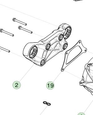 Tesla MX/MS SDU-F Torque Reaction Arm 1052783-00-C 1800 N*m Kapasite