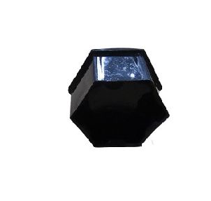 Parlak Siyah Tesla Tekerlek Fındığı Kapak 22mm ABS Plastik 5x5x3cm