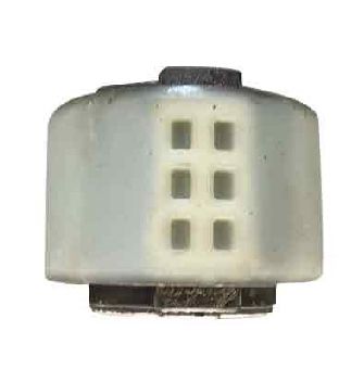 Tesla Model 3/Y Arka Motor Burcu 7x6x6 Kompozit Siyah/Beyaz