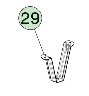 Tesla Model X (2015-2021) için Yüksek Dayanıklılık Sol El Çanta Bracket Montajı OEM Parça 1049739-00-G